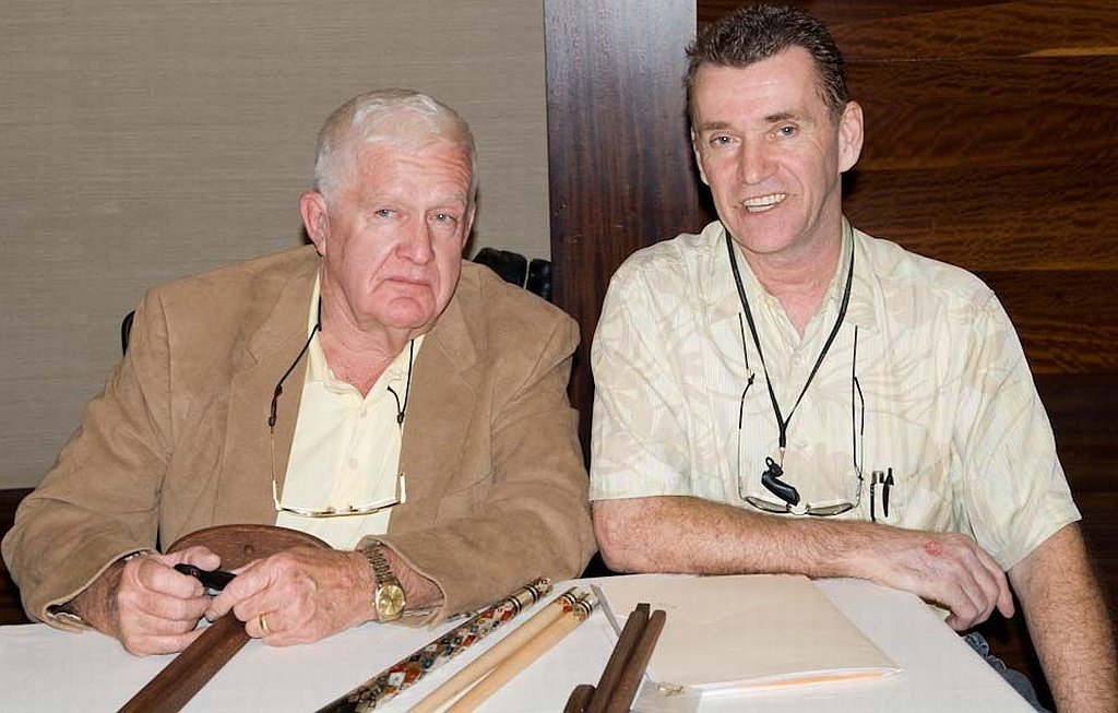 Richard Black and Paul McTier - 2012 Billiards Cue Collectors Show